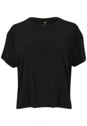 Damska koszulka z nadrukiem Athlecia Laimeia. Czarne t-shirty sportowe Endurance, xs, bez wzorów, z materiału, bez ramiączek, trekkingowe. Za 120.50 zł.
