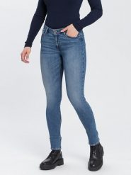 Cross Jeans Dżinsy - Skinny fit - w kolorze niebieskim rozmiar: W28/L34. Niebieskie jeansy Cross Jeans, l, z aplikacjami, z jeansu, klasyczne. Za 69.58 zł.