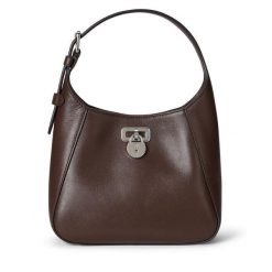 Torebka LAUREN RALPH LAUREN. Brązowe listonoszki Lauren Ralph Lauren, bez wzorów, bez dodatków. Za 1,399.00 zł.