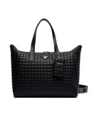 Guess Torba weekendowa Nadira TWQG84 24017 Czarny. Czarne torby podróżne Guess, z aplikacjami, ze skóry. Za 579.99 zł.