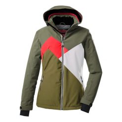 Kurtka damska Killtec KSW 83 WMN SKI JCKT. Zielone kurtki Killtec, na zimę, l, bez wzorów, bez kaptura, narciarskie. Za 849.99 zł.