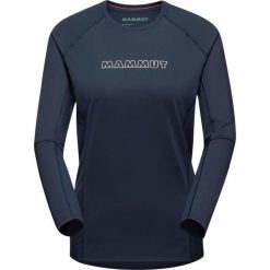 Bluza damska Mammut Selun FL Longsleeve Logo. Niebieskie bluzy Mammut, m, bez wzorów, bez ramiączek, bez kaptura. Za 314.30 zł.