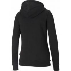 Damska rozpinana bluza z kapturem Essentials PUMA Black. Czarne bluzy Puma, na zimę, s, bez wzorów, eleganckie, bez ramiączek, z kapturem. Za 225.79 zł.