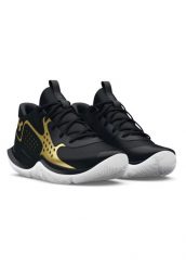 Buty do koszykówki Under Armour GS Jet '23. Czarne buty do biegania Under Armour, bez wzorów, z gumy, bez zapięcia, do biegania. Za 286.50 zł.