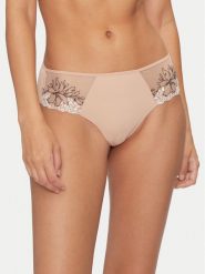 Chantelle Bokserki Spice C22BB0 Beżowy. Brązowe bokserki damskie Chantelle, bez wzorów, z syntetyku. Za 99.99 zł.