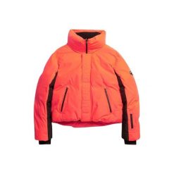 Damska kurtka puchowa Superdry Slalom. Brązowe kurtki narciarskie Superdry, na zimę, m, bez wzorów, z dżerseju, bez kaptura, narciarskie. Za 1,527.50 zł.