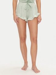 Hunkemöller Szorty piżamowe 206519 Zielony Relaxed Fit. Zielone piżamy Hunkemöller, xs, bez wzorów, z syntetyku, bez kołnierzyka, bez ramiączek. Za 79.99 zł.