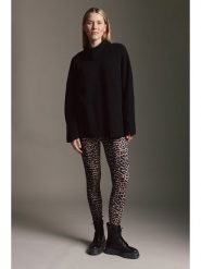 Cotton Candy Legginsy w kolorze jasnobrązowo-czarnym rozmiar: S. Brązowe legginsy Cotton Candy, bez wzorów. Za 108.74 zł.