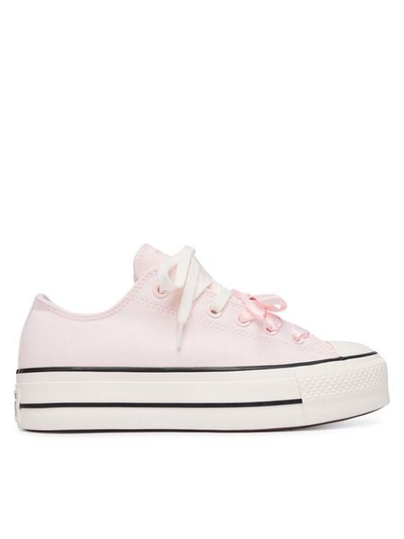 Converse Trampki Chuck Taylor All Star Peached Canvas A18916C Różowy. Czerwone trampki Converse, bez wzorów, z materiału, retro, bez zapięcia. Za 318.99 zł.