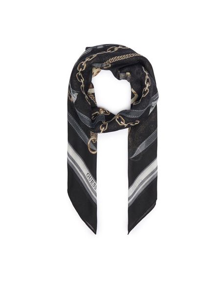 Guess Chusta AW5537 POL03 Czarny. Czarne chusty Guess, z aplikacjami, z poliesteru. Za 154.99 zł.
