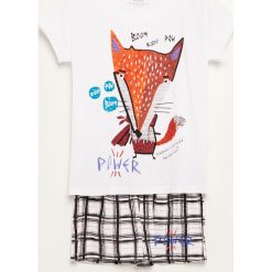Piżama z szortami - Biały. Piżamy marki Reserved. Za 59.99 zł.