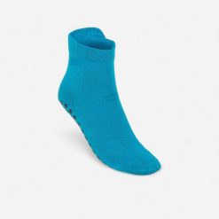Skarpetki basenowe Nabaiji. Niebieskie skarpetki NABAIJI, bez wzorów, z materiału. Za 44.99 zł.