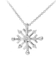 Revoni Złoty naszyjnik z diamentową zawieszką - dł. 40 cm rozmiar: onesize. Szare naszyjniki Revoni, z materiału, z diamentem, złote. Za 817.99 zł.