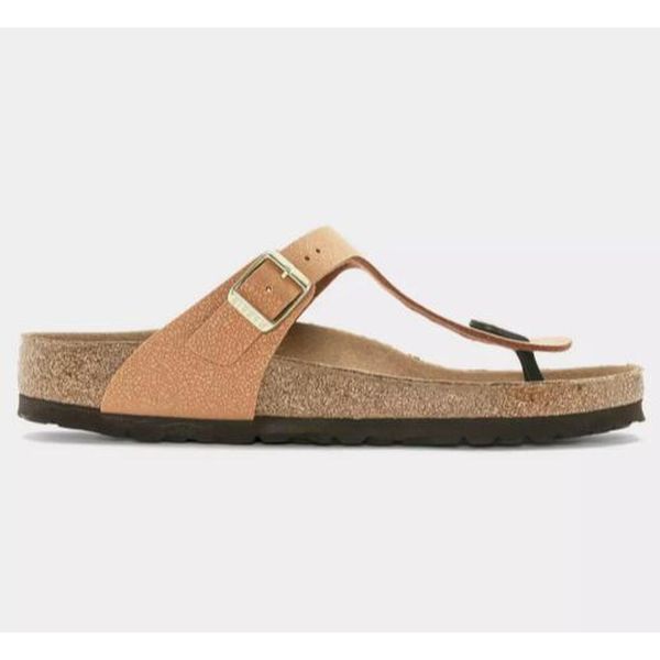 Klapki japonki Birkenstock Gizeh BS. Brązowe japonki Birkenstock, bez wzorów, sportowe. Za 434.70 zł.