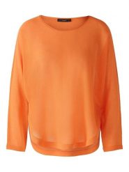 Oui Sweter w kolorze pomarańczowym rozmiar: 36. Pomarańczowe swetry Oui, bez wzorów, z bawełny, bez ramiączek. Za 126.99 zł.