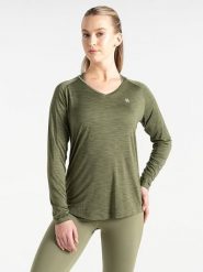 Dare 2b Koszulka sportowa "Discern" w kolorze zielonym rozmiar: 42. Zielone t-shirty sportowe Dare 2b, bez wzorów, z materiału, bez ramiączek, outdoorowe. Za 104.64 zł.