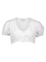 Turi Landhaus Bluzka w kolorze białym rozmiar: 40. Białe bluzki Turi Landhaus, bez wzorów, bez kołnierzyka, bez ramiączek. Za 148.95 zł.