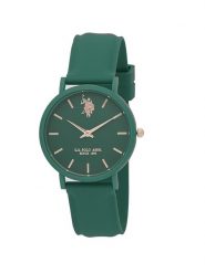 U.S. Polo Assn. Zegarek kwarcowy w kolorze zielonym rozmiar: onesize. Zielone, analogowe zegarki U.S. Polo Assn., ze stali. Za 113.99 zł.