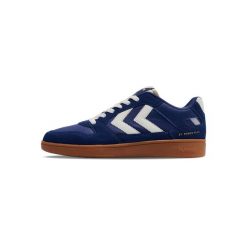 Sneakersy Hummel St. Power Play SP. Niebieskie buty sportowe lifestyle Hummel, bez wzorów, sportowe, bez zapięcia. Za 303.00 zł.