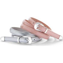 Pasek w metalicznym kolorze (2 szt.) bonprix stary róż + srebrny metaliczny. Paski marki bonprix. Za 35.98 zł.