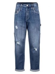 Herrlicher Dżinsy "Peyton" - Tapered fit - w kolorze niebieskim rozmiar: W24. Niebieskie jeansy Herrlicher, bez wzorów, klasyczne, z podwyższonym stanem. Za 173.99 zł.