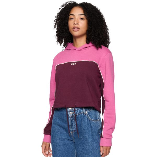 Bluza damska Fila Laagna. Czerwone bluzy Fila, xs, bez wzorów, z dresówki, bez ramiączek, bez kaptura. Za 223.00 zł.