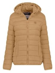 Geographical Norway Kurtka pikowana w kolorze jasnobrązowym rozmiar: S. Brązowe kurtki Geographical Norway, s, bez wzorów, bez kaptura. Za 162.87 zł.