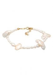 Elli PREMIUM Damski Trend Barokowy z perły hodowlana słodkowodna,pozłacane srebro próby 925 Sterling Silver Bransoletki 1 ct. Szare bransoletki Elli PREMIUM, z perłą, pozłacane. Za 333.99 zł.