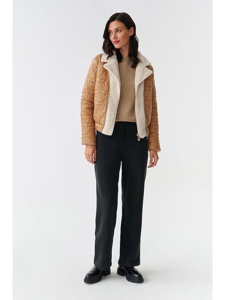 TATUUM Kurtka dwustronna "Bankaria" w kolorze jasnobrązowo-kremowym rozmiar: 40. Brązowe kurtki Tatuum, bez wzorów, bez kaptura. Za 436.14 zł.