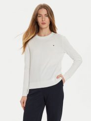 Tommy Hilfiger Sweter WW0WW44984 Écru Regular Fit. Swetry Tommy Hilfiger, s, bez wzorów, z bawełny, bez ramiączek. Za 279.99 zł.