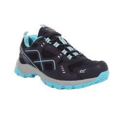 Damskie Buty Do Chodzenia Vendeavour. Niebieskie buty trekkingowe Regatta, bez wzorów, z materiału, bez zapięcia, trekkingowe. Za 260.99 zł.