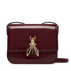 Torebka Patrizia Pepe. Brązowe listonoszki Patrizia Pepe, bez wzorów, bez dodatków. Za 1,129.00 zł.