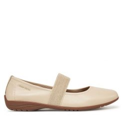 Baleriny Josef Seibel. Brązowe baleriny Josef Seibel, bez wzorów, bez obcasa, bez zapięcia. Za 389.99 zł.