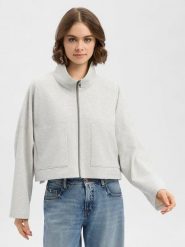 Drykorn Damska kurtka pudełkowa - Elstow Kobiety szary marmurkowy, 36. Szare kurtki DRYKORN, bez wzorów, z dżerseju, bez kaptura. Za 1,149.95 zł.