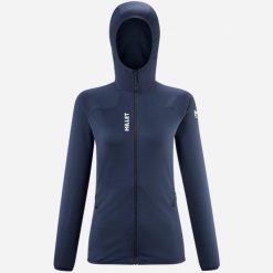 Bluza damska termiczna MILLET W Lokka Hoodie Iii granatowy. Niebieskie bluzy Millet, s, bez wzorów, sportowe, bez ramiączek, bez kaptura. W wyprzedaży za 433.65 zł.