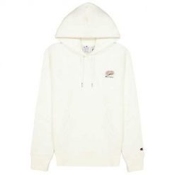Bluza sportowa damska Champion Wmns City Snack Organic Cotton Blend Hoodie. Białe bluzy z kapturem Champion, s, bez wzorów, z kapturem. Za 523.00 zł.