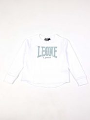 Bluza z ściągacze na co dzień na siłownię. Brązowe bluzy LEONE 1947 APPAREL, bez wzorów, bez ramiączek, bez kaptura. Za 105.21 zł.