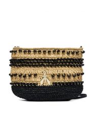 Patrizia Pepe Torebka 8B0337/V050-FB53 Brązowy. Brązowe listonoszki Patrizia Pepe, bez wzorów, z syntetyku, bez dodatków. Za 1,669.00 zł.