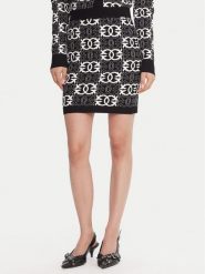 PINKO Spódnica mini Bang Bang 106040 A2YD Czarny Slim Fit. Czarne spódnice Pinko, s, bez wzorów, z wiskozy, mini. Za 879.99 zł.