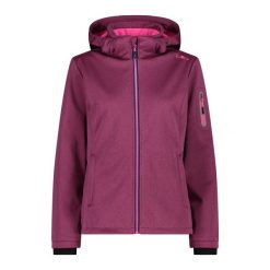 Damska kurtka turystyczna z kapturem CMP. Białe kurtki przejściowe sportowe CMP, bez wzorów, z softshellu, z kapturem, trekkingowe. Za 449.05 zł.