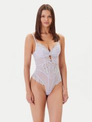Hunkemöller Body 301936 Fioletowy. Fioletowe body i gorsety Hunkemöller, bez wzorów, z syntetyku, bez ramiączek. Za 209.99 zł.