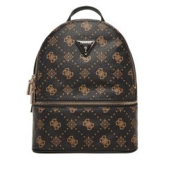 Plecak Guess. Czarne plecaki Guess, z aplikacjami, bez dodatków. Za 449.99 zł.
