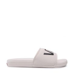 Klapki Vans. Białe klapki Vans, bez wzorów, bez obcasa, bez zapięcia. Za 129.99 zł.