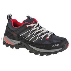 Damskie Buty Do Chodzenia Rigel Suede Low Cut. Szare buty trekkingowe CMP, z gumy, bez zapięcia. Za 613.99 zł.