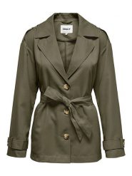 ONLY Kurtka przejściowa w kolorze khaki rozmiar: XS. Brązowe kurtki ONLY, xs, bez wzorów, z tkaniny, bez kaptura. Za 88.23 zł.