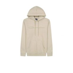 Bluza Champion beżowa 220782-YS084 z kapturem. Brązowe bluzy ЇDLO, m, bez wzorów, z bawełny, z kapturem. Za 190.99 zł.
