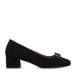 Czółenka Lasocki. Czarne czółenka Lasocki, bez wzorów, bez obcasa, bez zapięcia. Za 249.99 zł.