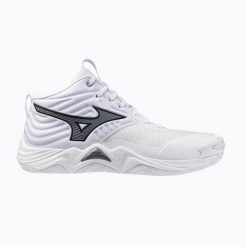 Buty do siatkówki Mizuno Wave Momentum Elite Mid. Białe buty treningowe Mizuno, bez wzorów, z gumy, przed kolano, bez zapięcia, na fitness i siłownię, mizuno wave. Za 865.35 zł.