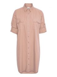 My Essential Wardrobe Bluzka "Alice" w kolorze szaroróżowym rozmiar: 44. Różowe bluzki My Essential Wardrobe, bez wzorów, z bawełny, bez kołnierzyka, bez ramiączek. Za 73.76 zł.