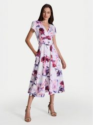 Swing Sukienka koktajlowa 5AI12700 Kolorowy Regular Fit. Sukienki Swing, bez wzorów, z syntetyku, wizytowe, bez kołnierzyka, bez ramiączek. Za 679.99 zł.